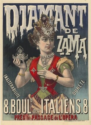 Diamant de Zama, inaltérable dureté, 8, boulevard des italiens près le Passage de l’Opéra (1889)