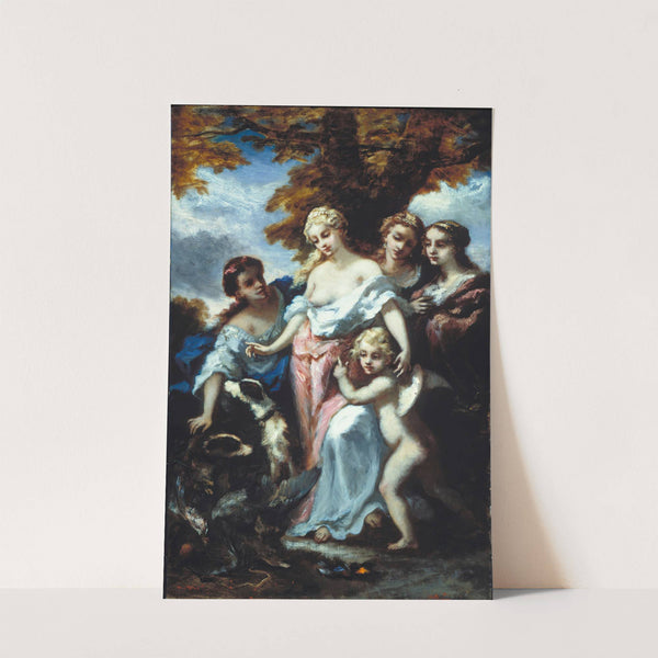 Diana After the Hunt by Narcisse-Virgile Diaz de La Peña