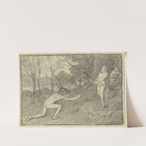 Diana and Actaeon by Otto Scholderer