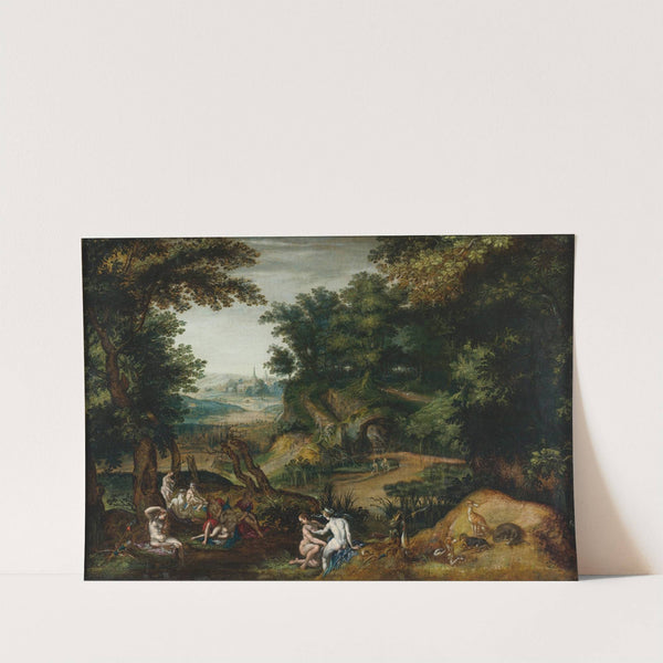 Diana And Callisto by Follower of Joachim Anthonisz Wtewael