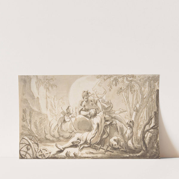 Diana and Endymion (1700–1765) by Johann Heinrich Keller