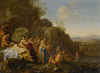 Diana and her attendants in a landscape with the spoils of the hunt