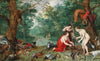 Diana and her nymphs fishing