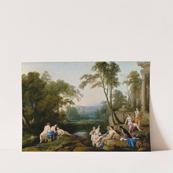 Diana and Her Nymphs in a Landscape by Laurent de la Hyre