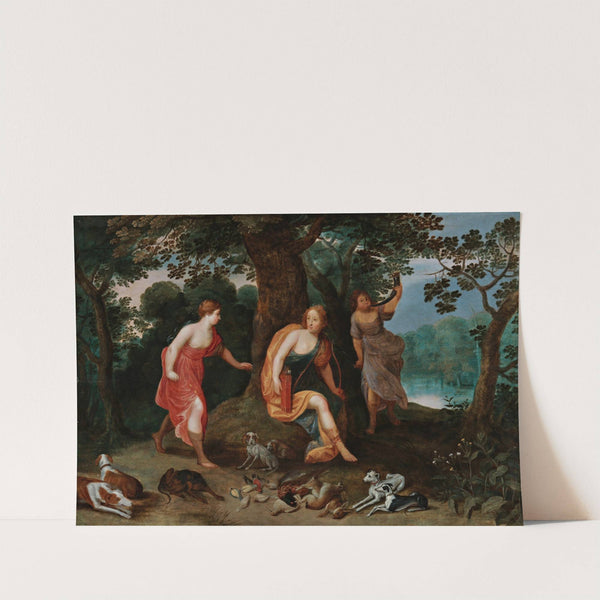 Diana And Her Nymphs Surrounded By The Spoils Of The Hunt by Circle of Jan Breughel the Younger