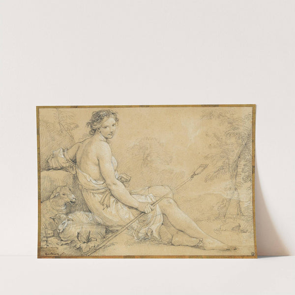 Diana, as a young shepherdess by Charles-Joseph Natoire