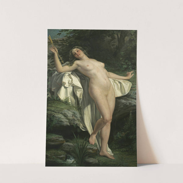 Diana At Her Bath by Alexandre Jacques Chantron