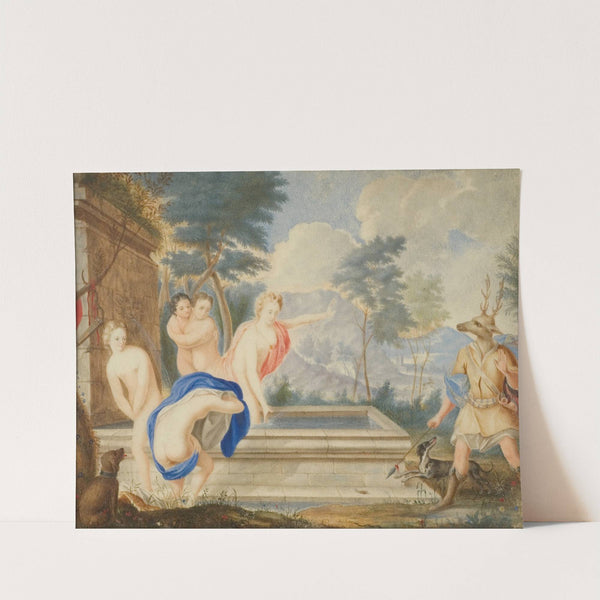 Diana och Acteon by Andreas von Behn