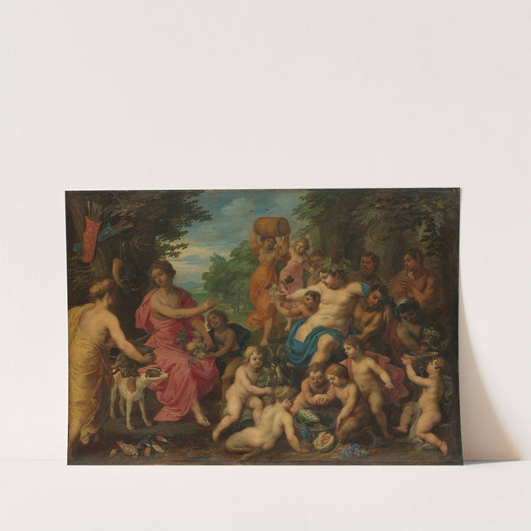 Diana Offered Wine and Fruit by Bacchus and his Retinue by Hendrik van Balen