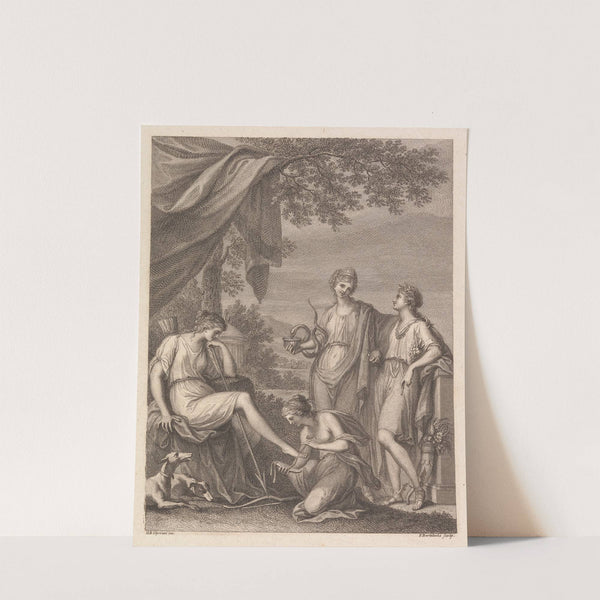 Diana Preparing for the Hunt (1781) by Giovanni Battista Cipriani