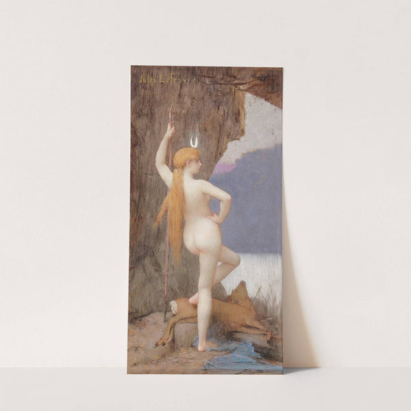 Diana, The Huntress by Jules Joseph Lefebvre