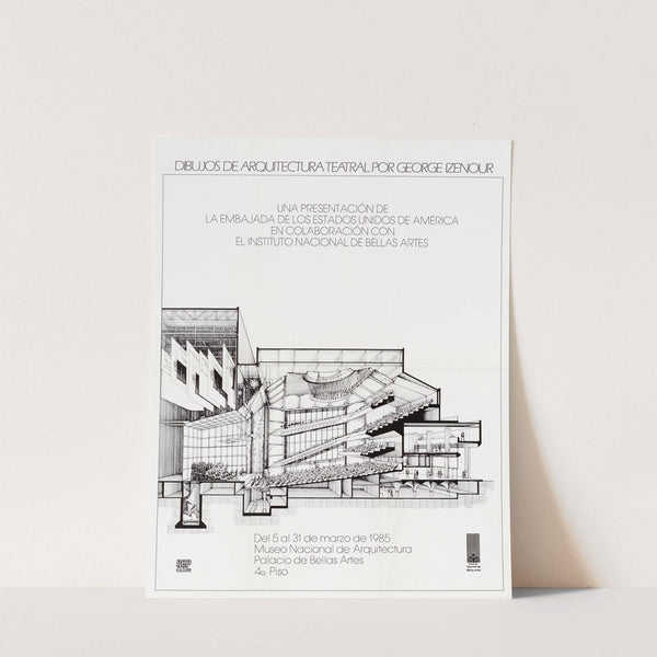 Dibujos De Arquitectura Teatral Por George Izenour by U.S. Information Agency