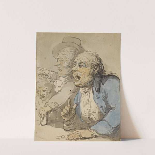 Dice players by Thomas Rowlandson