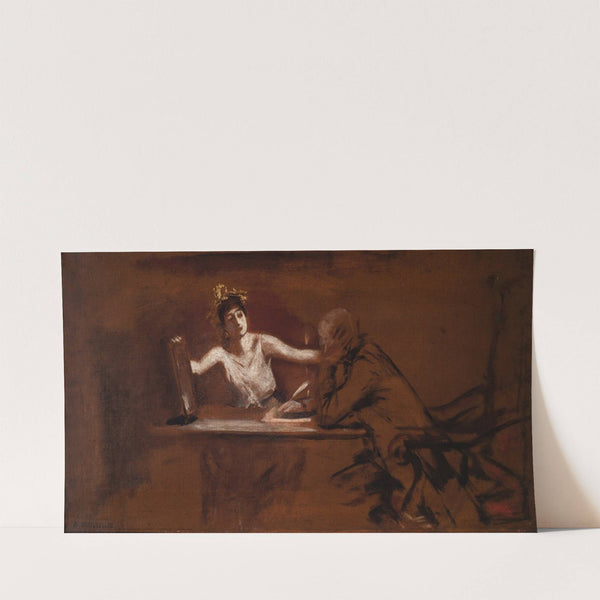 Dichter und Muse (1895) by Albert von Keller