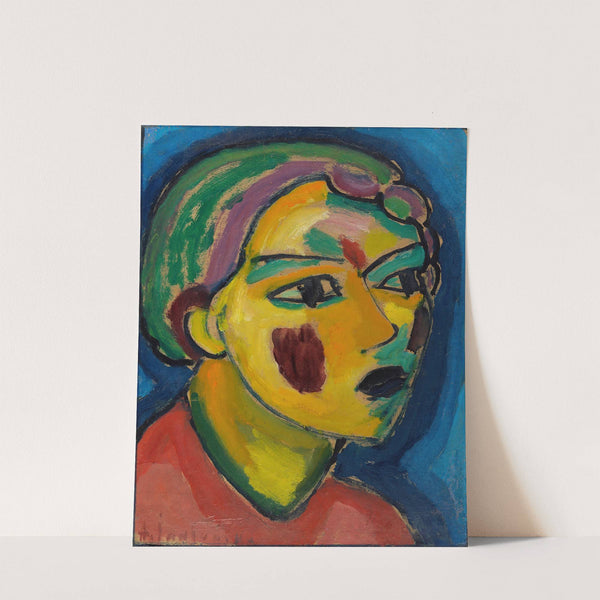 Dichterin (Mystischer Kopf) (1917) by Alexej von Jawlensky