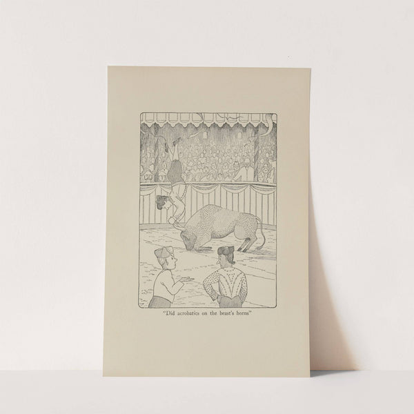 Did acrobatics on the beast’s horns (1922) by Hugh Lofting