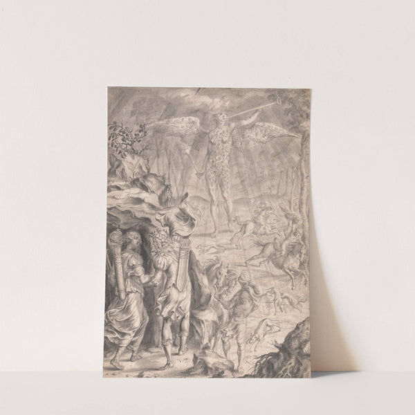 Dido and Aeneas Sheltering in a Cave by Francis Cleyn