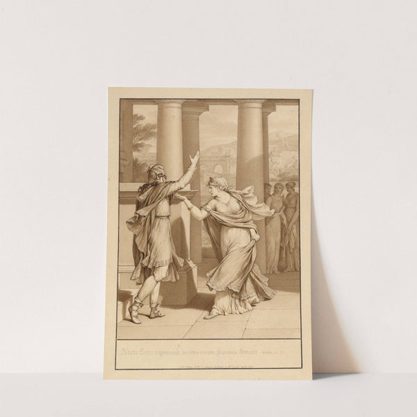 Dido Excoriates Aeneas, from Book IV of the 'Aeneid' by Jean Michel Moreau the Younger