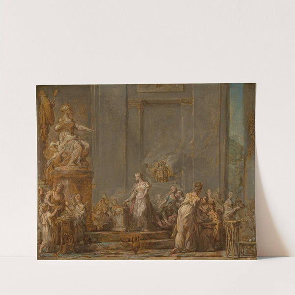 Dido's Sacrifice to Juno by Jean Bernard Restout
