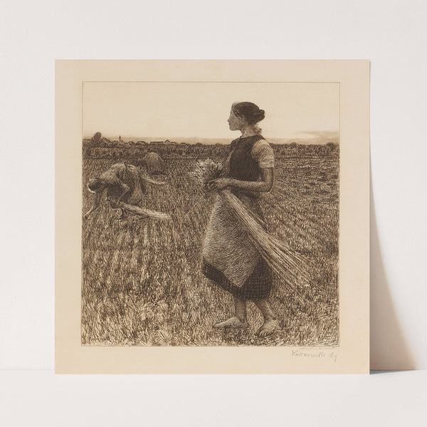 Die Ährenleserin (1894) by Leopold von Kalckreuth