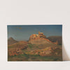 Die Akropolis im Abendlicht by Louis Gurlitt