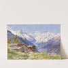 Die Alpe Barneuza (Wallis) (1900) by Edward Theodore Compton