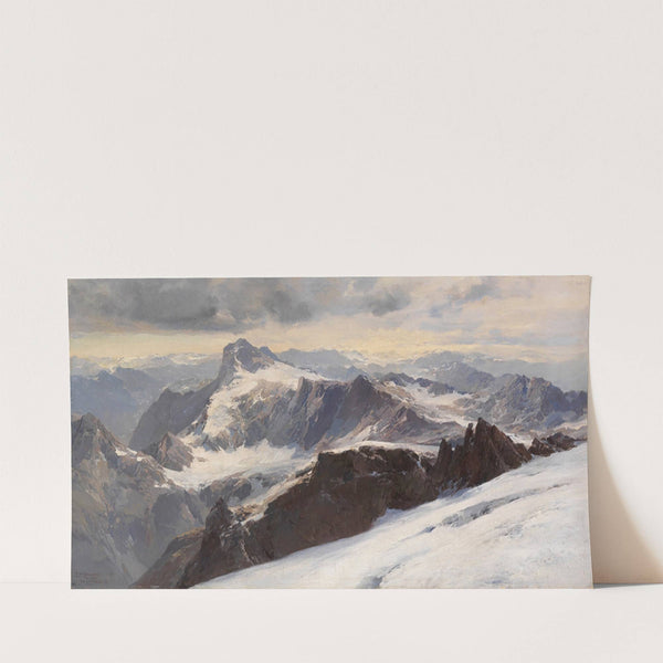 Die Alpen von Graubünden vom Tödi aus (1900) by Edward Theodore Compton