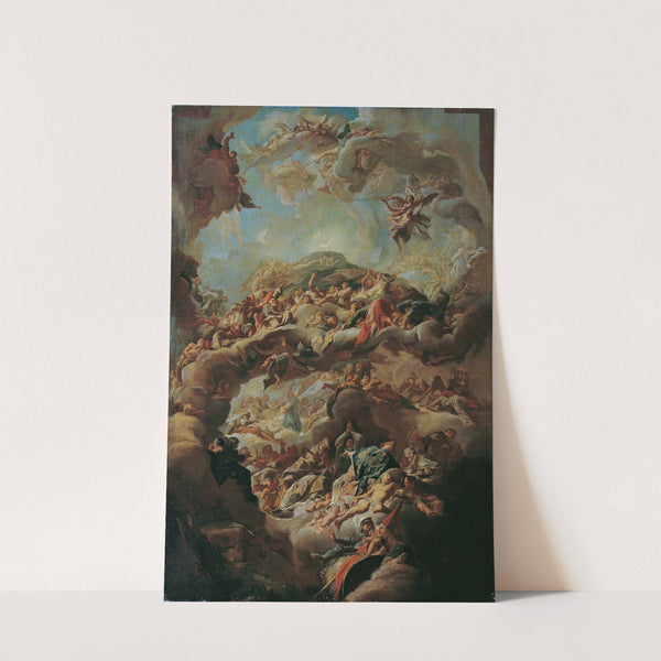 Die Anbetung des Lammes durch die 24 Ältesten by Paul Troger