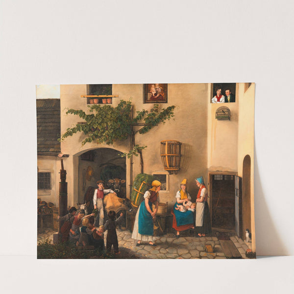 Die Ankunft vom Felde (1829) by Michael Neder