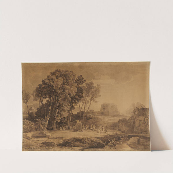 Die Arche Noahs (1. Mose 6, 13ff) by Johann Wilhelm Schirmer