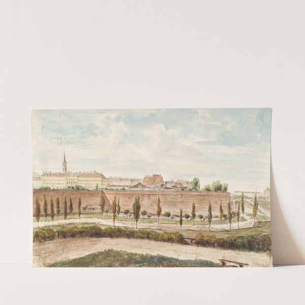 Die Augustinerbastei in Wien by Emil Hütter