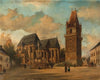 Die Augustinerkirche in Perchtoldsdorf bei Wien (1885)