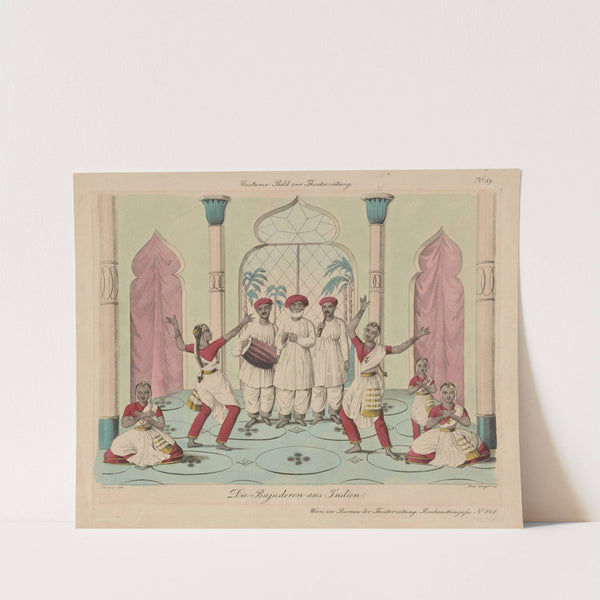 Ottavio Pinelli oder Schimpf und Rache, Ballet von Paul Samengo, Ballscene (1835) by Johann Christian Schoeller