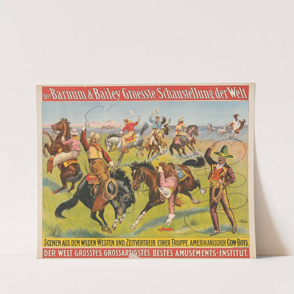 Die Barnum & Bailey groesste schaustellung der welt Der welt grösstes, grossartigstes, bestes amusements-institut. (1900) by Strobridge & Co. Lith.