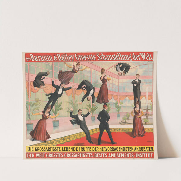 Die Barnum & Bailey groesste schaustellung der welt Heiss umstrittenes Rennen auf der Hippodrom… 2 (1900) by Strobridge & Co. Lith.