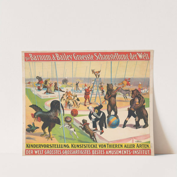 Die Barnum & Bailey groesste schaustellung der welt Kindervorstellung… (1900) by Strobridge & Co. Lith.