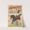 Die Barnum & Bailey groesste schaustellung der welt Reiter-wettrennen. Der Springende jockey… (1900) by Strobridge & Co. Lith.