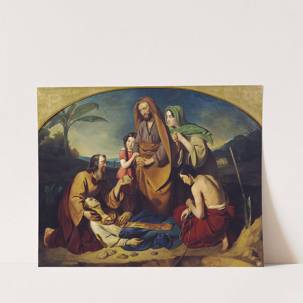 Die Beerdigung des heiligen Stephanus by Adam Brenner