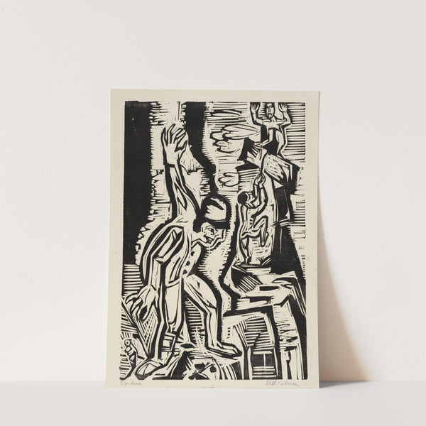 Die Bergsteiger (ca 1928) by Ernst Ludwig Kirchner