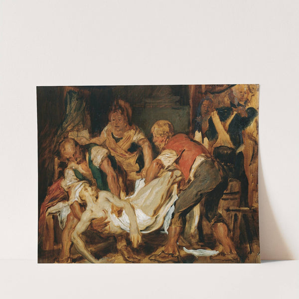 Die Bergung der Leiche Jean-Paul Marats by Hans Canon