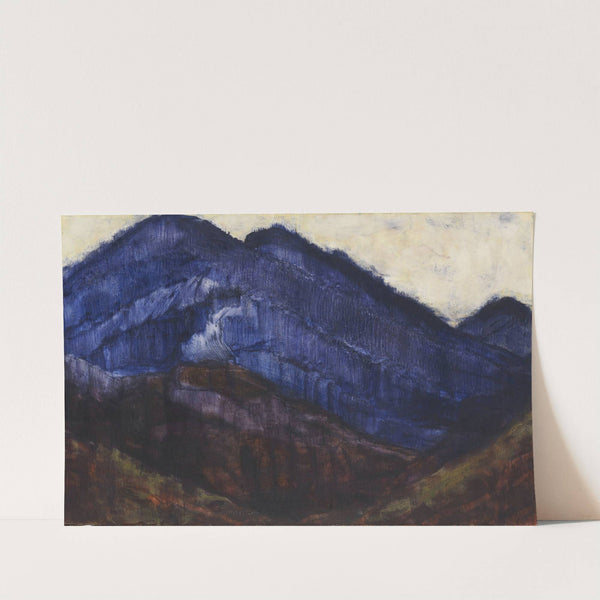 Die blauen Berge (ca 1912) by Christian Rohlfs