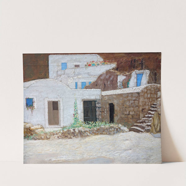 Die blauen Türen auf Ponza (1910) by Hermann Urban