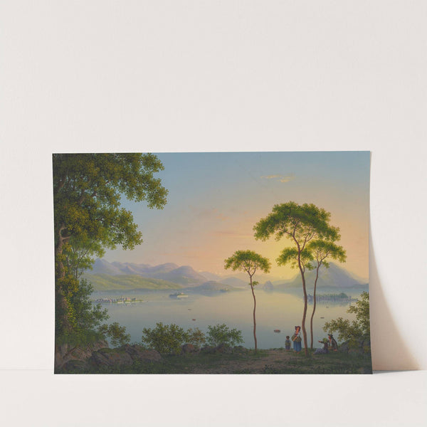 Die Boromäischen Inseln im Lago Maggiore by Johann Heinrich Bleuler the Younger