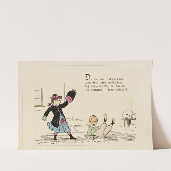 Die brave Berta und die böse Lina Pl.16 (1905) by Lothar Meggendorfer