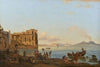 Die Bucht von Neapel mit dem Palazzo Donna Anna (1820)