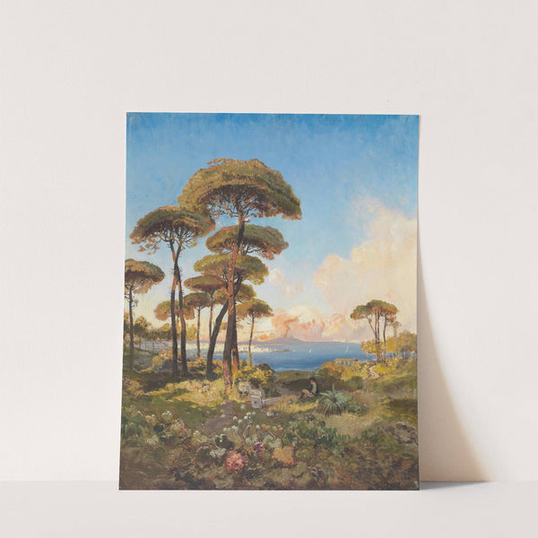 Die Bucht von Neapel von Posilippo aus gesehen by Guglielmo Giusti