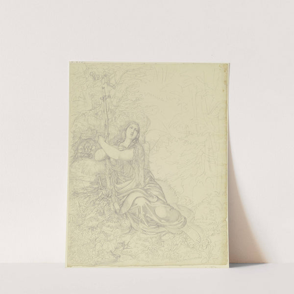 Die büßende Maria Magdalena by Ferdinand Fellner