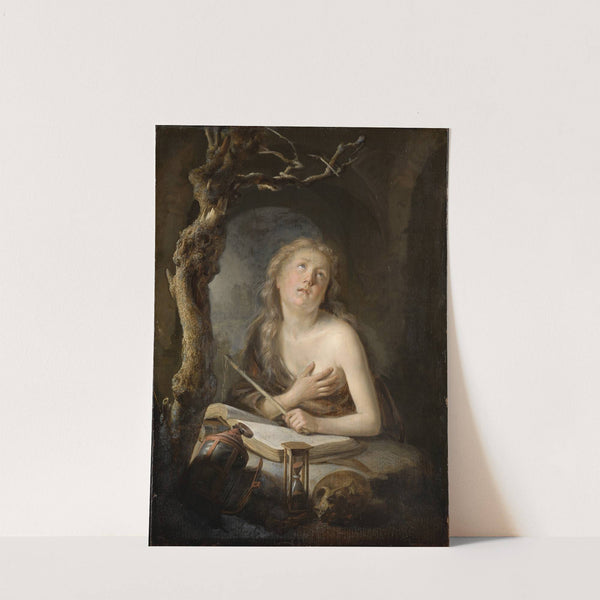 Die büssende Maria Magdalena in der Einöde (1660-1665) by Gerrit Dou