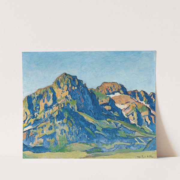 Die Dents Blanches (1916) by Ferdinand Hodler