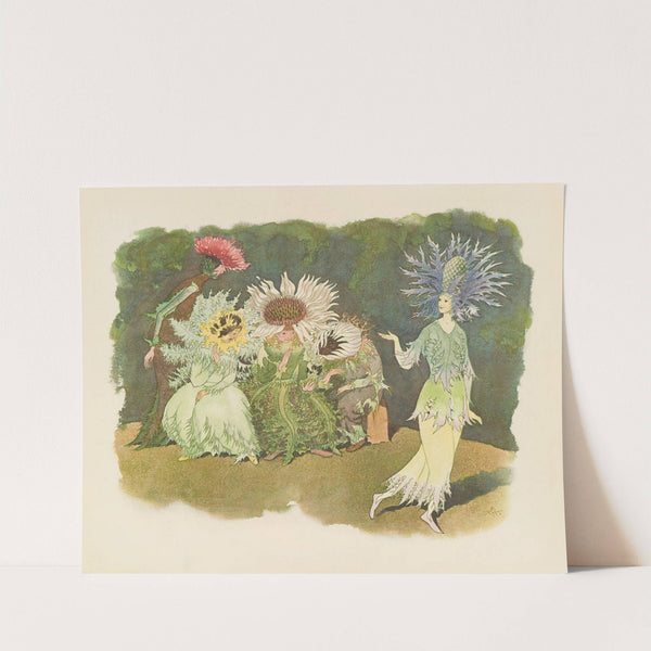 Die Disteln Und Das Eryngium by Ernst Kreidolf